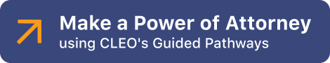 Make a Power of Attorney using CLEO's Guided Pathways