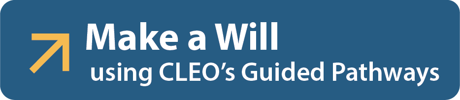 Make a Will using CLEOs Guided Pathways